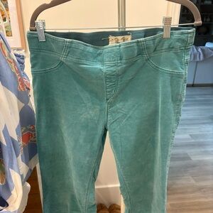 Free People Stretchy Bell Bottom Suede Pants